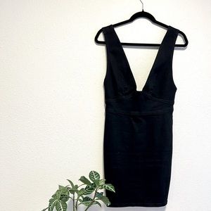 MINKPINK DENIM BLACK DRESS